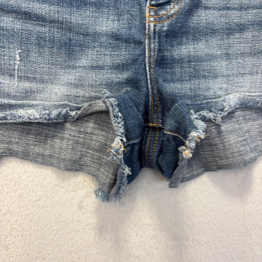 Pistola Distressed Cut-Off Denim Shorts Womens 30 Blue Jorts 2.5" Rodeo Country - Picture 9 of 12